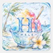 HIMELE Little Hawaiʻi Sticker — Shave Ice