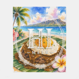 HIMELE-Wurfdecke Loco Moco unterstützen Fleecedecke
