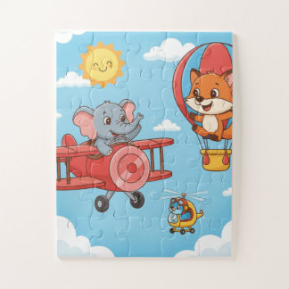 Himmel-Abenteuer-Tier-Puzzle Puzzle