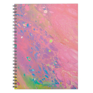 Himmel auf der Venus Coral Pink Galaxy Acrylic Pou Notizblock