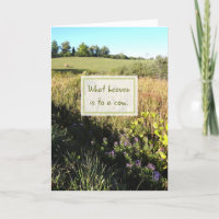 Himmel auf eine Ruhestandskarte