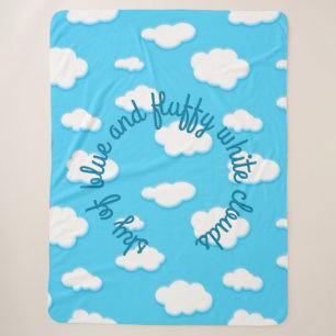 Himmel aus Blau und flauschigen weißen Wolken - De Sherpadecke