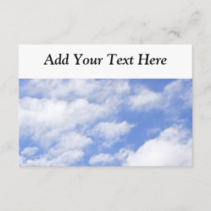 Himmel bewölkt Himmels-Einladung Einladung