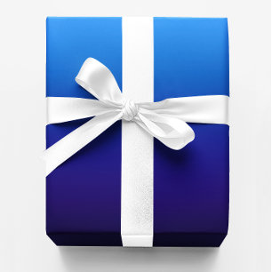 Himmel bis Mitternachtsblauer Farbverlauf Geschenkpapier