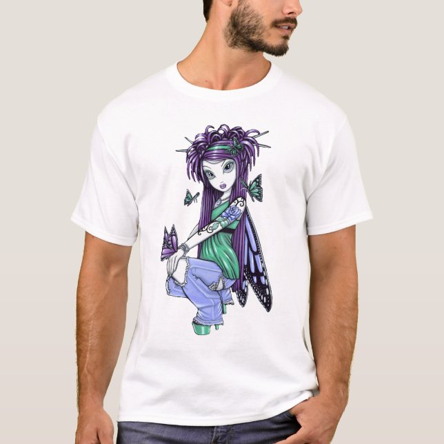 "Himmel-" blaue T-Shirt (Vorderseite)