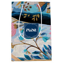 Himmel Botanischer Florist Geschenktasche