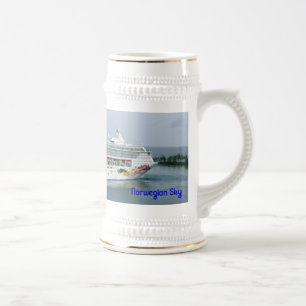 Himmel, der in Nassau sich dreht Bierglas
