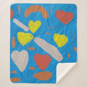 Himmel der Liebe Sherpa Blanket Sherpadecke