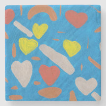 Himmel der Liebe Stone Untersetzer