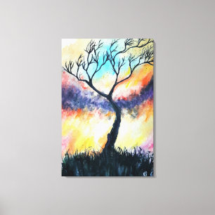 Himmel der Träume Aquarell-Kunstmalerei Leinwanddruck