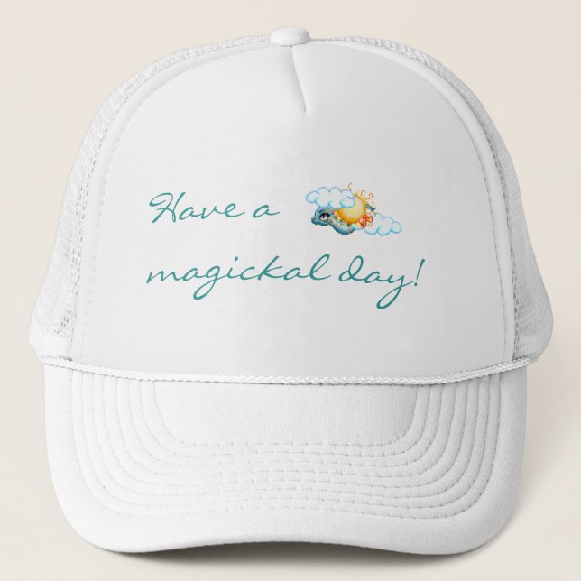 Himmel-Drache Truckerkappe (Vorderseite)