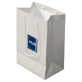 Himmel Elfenbein Florist Geschenktasche Mittlere Geschenktüte