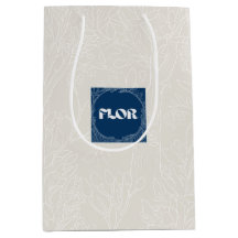 Himmel Elfenbein Florist Geschenktasche