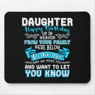 Himmel Gedenkfamilie herzlichen Glückwunsch zum Ge Mousepad