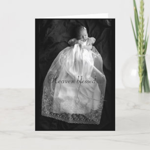 Himmel gesegnete Babykarte Dankeskarte