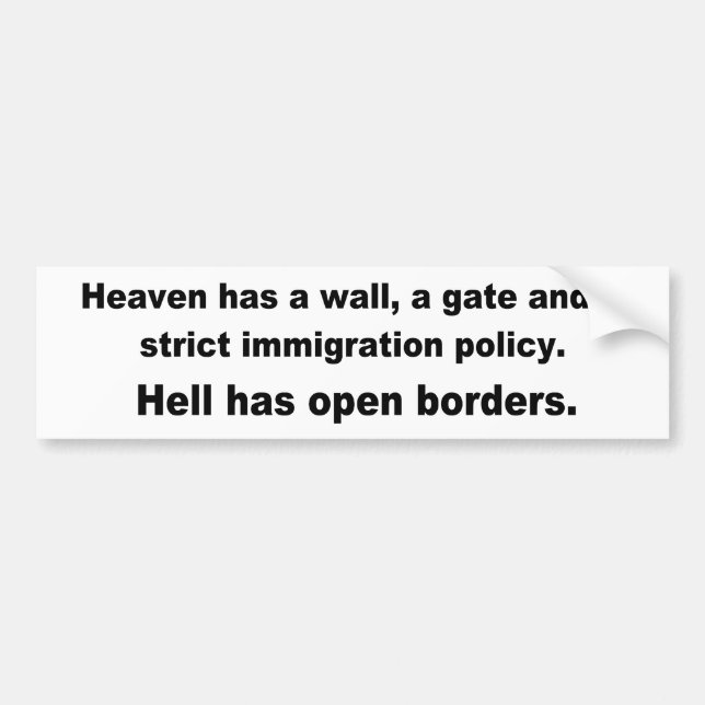 Himmel hat eine populäre Wand Autoaufkleber (Vorne)