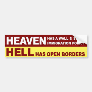 Himmel hat eine Wand Autoaufkleber