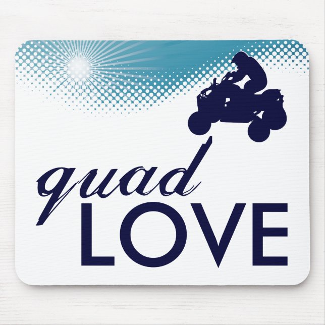 Himmel hohe Quad-Liebe Mousepad (Vorne)