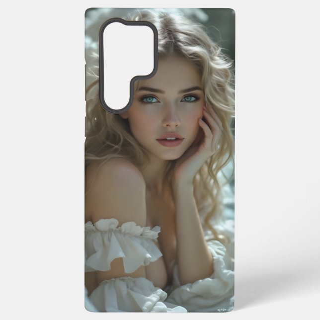 Himmel in den Augen: Engel des ruhigen Wunders Samsung Galaxy Hülle (Rückseite)