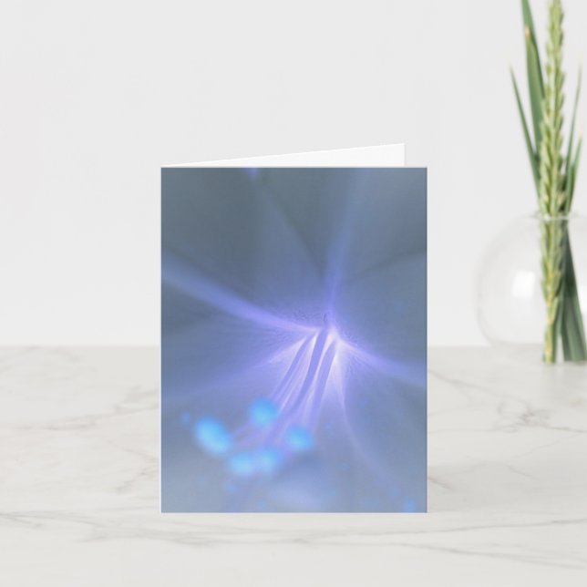 Himmel in einer Wildblume-Beileids-Karte Karte (Vorderseite)