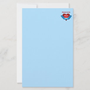 Himmel in meinem Herzen Briefpapier