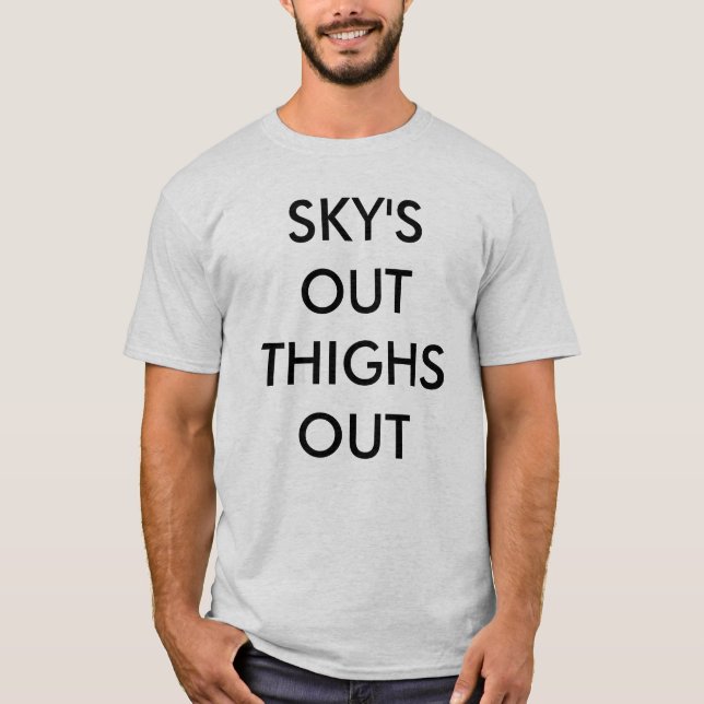 HIMMEL IST AUS T-Shirt (Vorderseite)