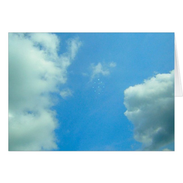 Himmel mit Ufos (Vorderseite (Horizontal))