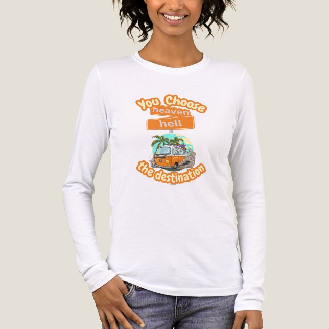 Himmel oder Hölle ist eine Wahl  Tri-Blend Shirt (Vorderseite)