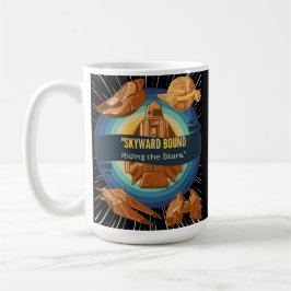 Himmel, REITEN AUF DEM STERNSCHIFF Kaffeetasse