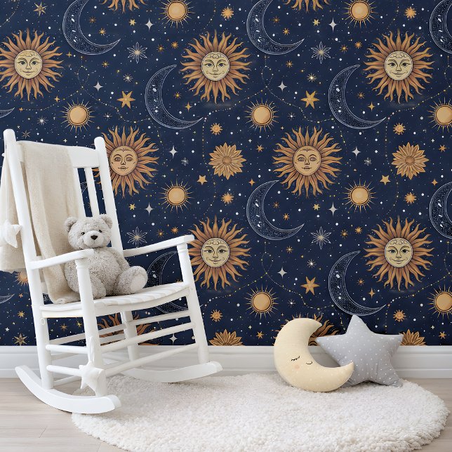 Himmel Sonne Mond Sterne Tapete (Von Creator hochgeladen)