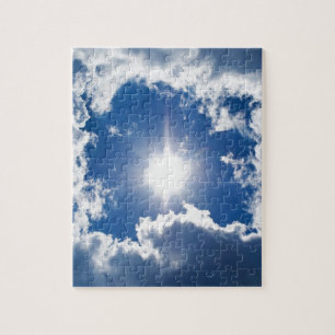 Himmel, Sonne und Wolken Puzzle