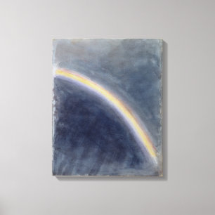Himmel-Studie mit Regenbogen, 1827 (w/c auf Leinwanddruck