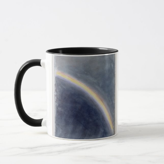 Himmel-Studie mit Regenbogen, 1827 (w/c auf Tasse (Links)