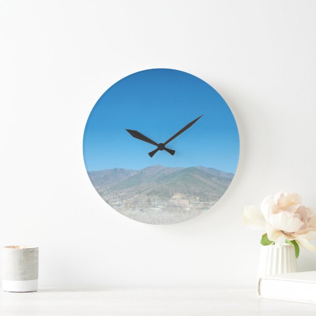 Himmel über die Berglandschaft Große Wanduhr (Zuhause)