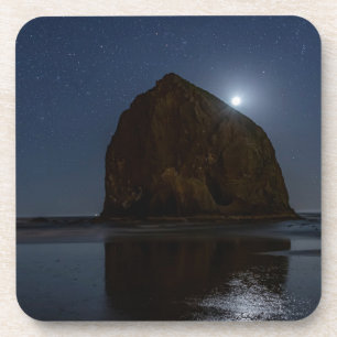 Himmel über Haystack Rock Cannon Beach, Oregon Getränkeuntersetzer