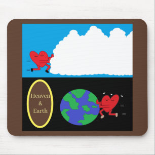 Himmel und Erde bewegen Mousepad