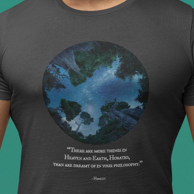 Himmel und Erde - Shakespeare Night Sky T-Shirt (Von Creator hochgeladen)