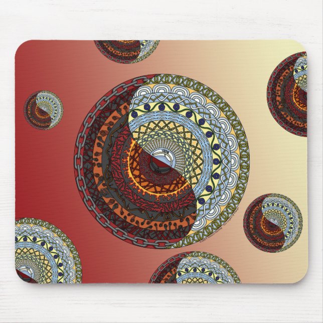 Himmel-und-Hölle-Mauspad Mousepad (Vorne)