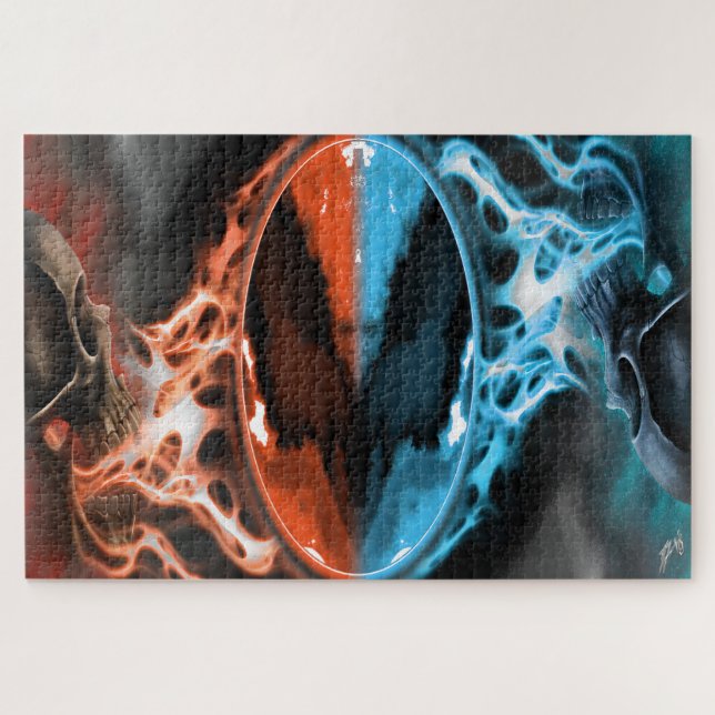 Himmel und Hölle Puzzle (Horizontal)