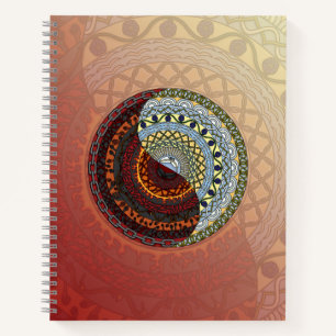 Himmel-und-Hölle-Spiralblock Notizbuch