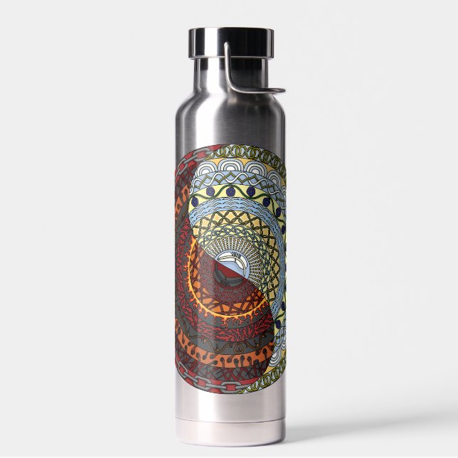 Himmel und Hölle Trinkflasche (Links)