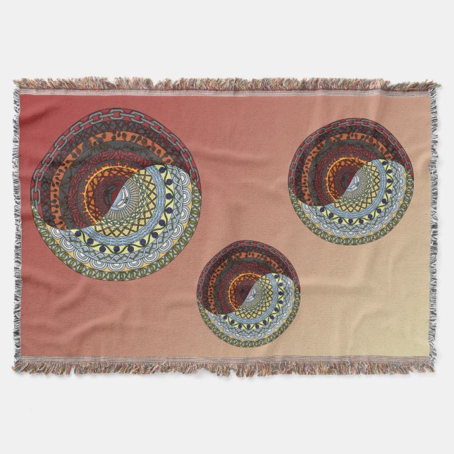 Himmel und Hölle wirbeln Blanket Decke (Vorderseite)
