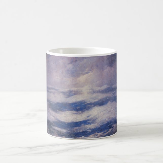 Himmel und Ozean (von Emil Carlsen) Kaffeetasse (Mittel)