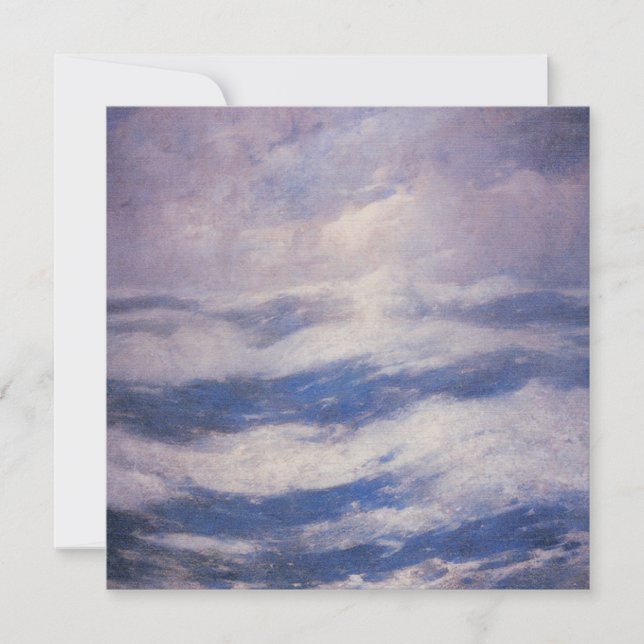 Himmel und Ozean (von Emil Carlsen) Karte (Vorderseite)