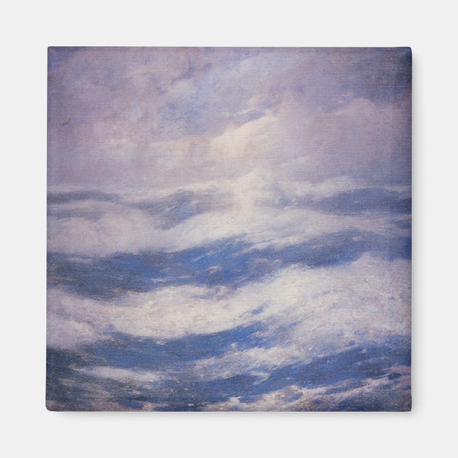 Himmel und Ozean (von Emil Carlsen) Magnet (Vorne)