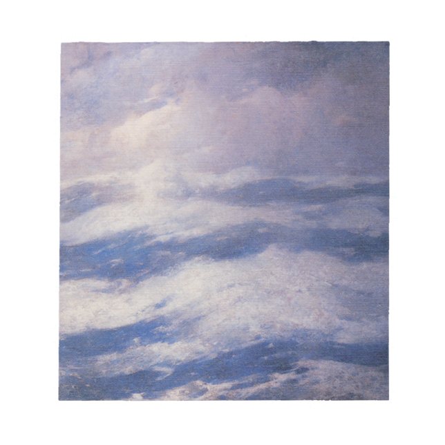 Himmel und Ozean (von Emil Carlsen) Notizblock (Vorderseite)
