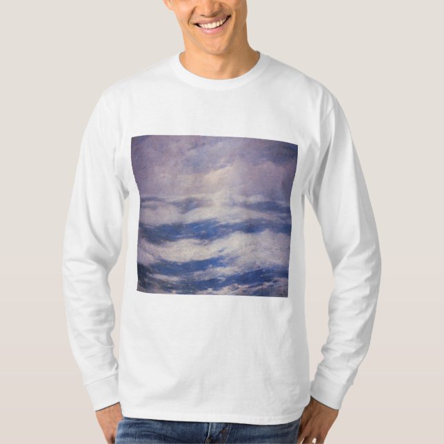 Himmel und Ozean (von Emil Carlsen) T-Shirt (Vorderseite)