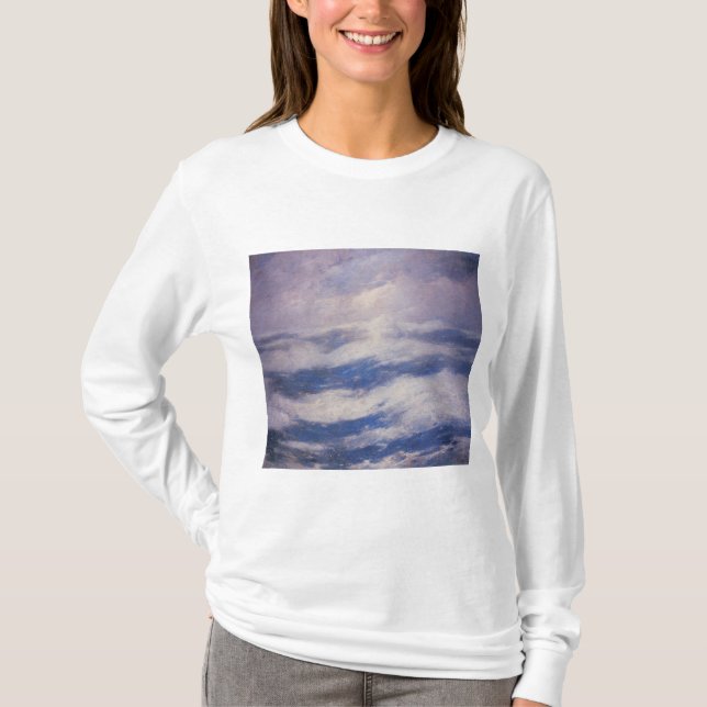 Himmel und Ozean (von Emil Carlsen) T-Shirt (Vorderseite)