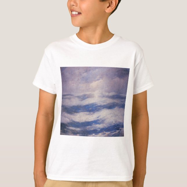 Himmel und Ozean (von Emil Carlsen) T-Shirt (Vorderseite)