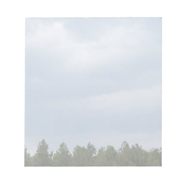 Himmel und Wolken Notizblock (Vorderseite)